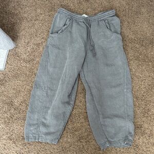 Joie Linen Charcoal Joggers
